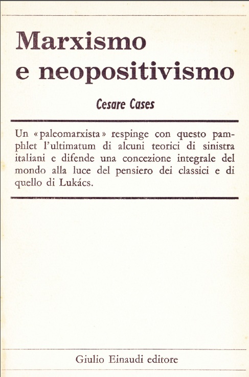 Marxismo e neopositivismo