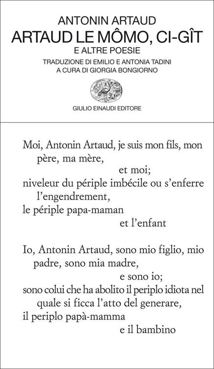 Artaud le Mômo, Ci-gît: E altre poesie (Collezione di poesia) (Italian Edition)