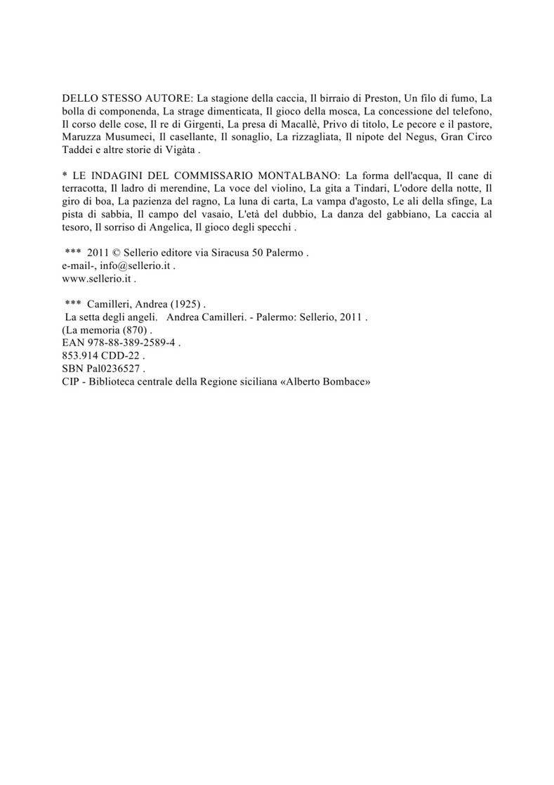 la setta degli angeli