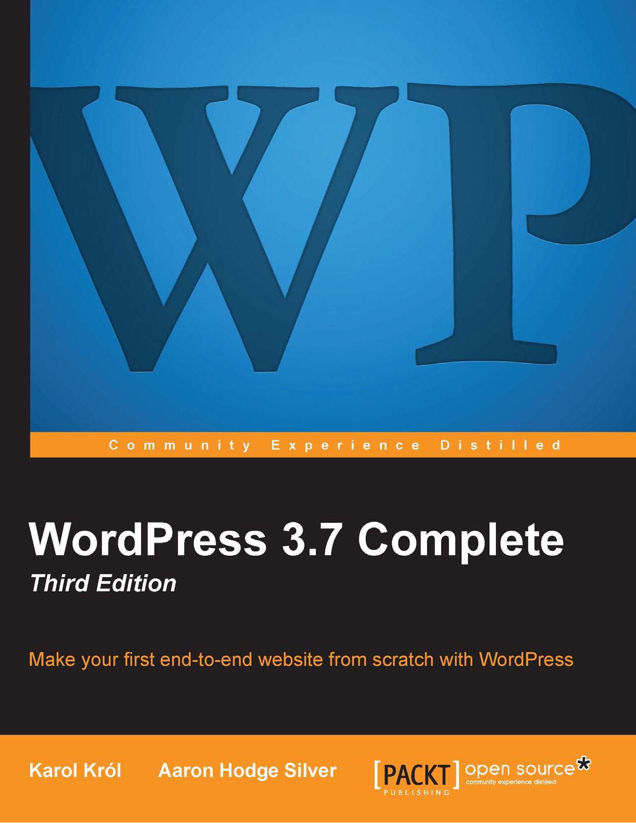 WordPress 3.7 Complete, Third Edition