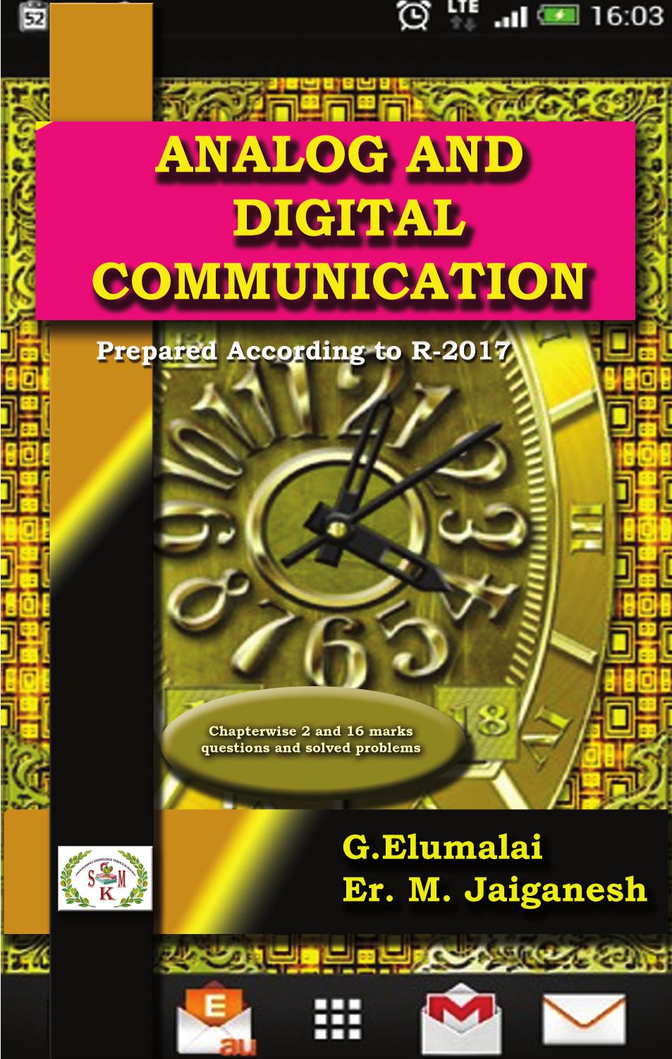 og and Digital Communication by Elumalai G