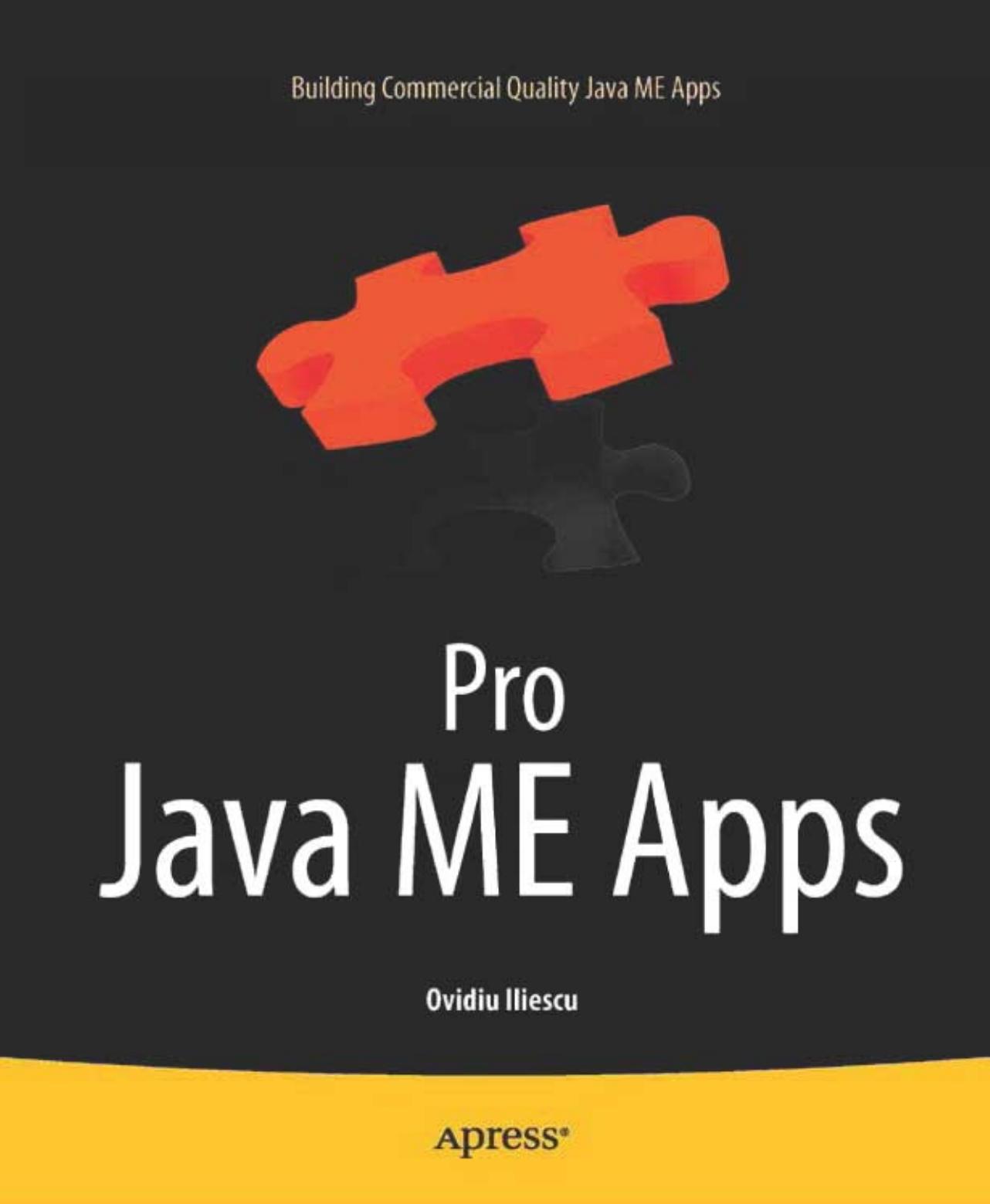 Pro Java Me Apps Building Commer