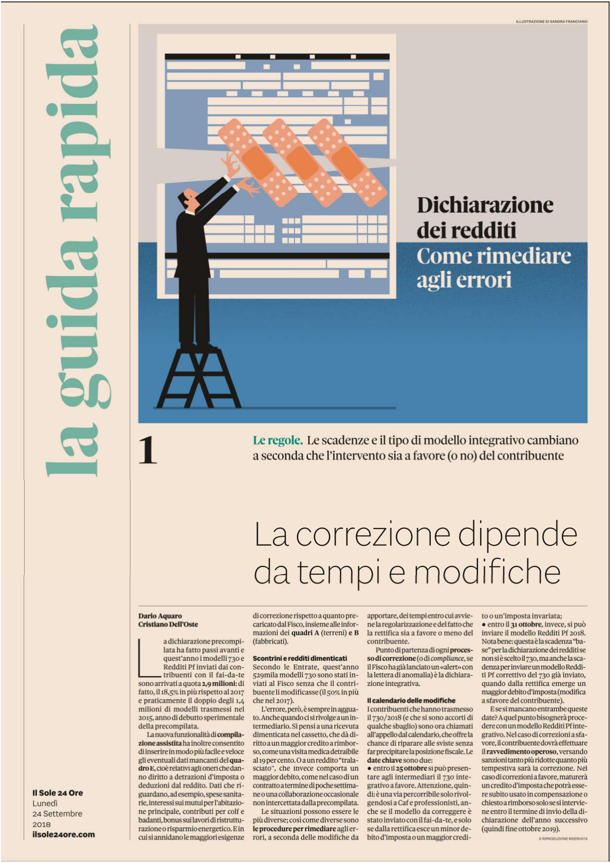 Il Sole 24 Ore La Guida Rapida 24 Settembr