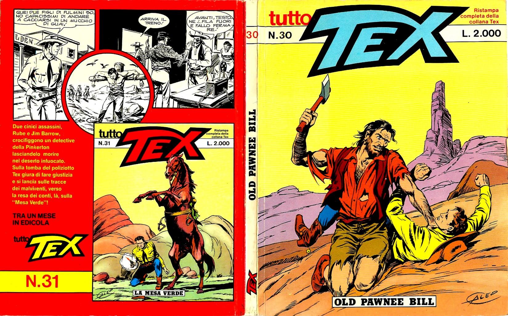 Tex Willer 030.-.OLD PAWNEE BILL.-.(edit d