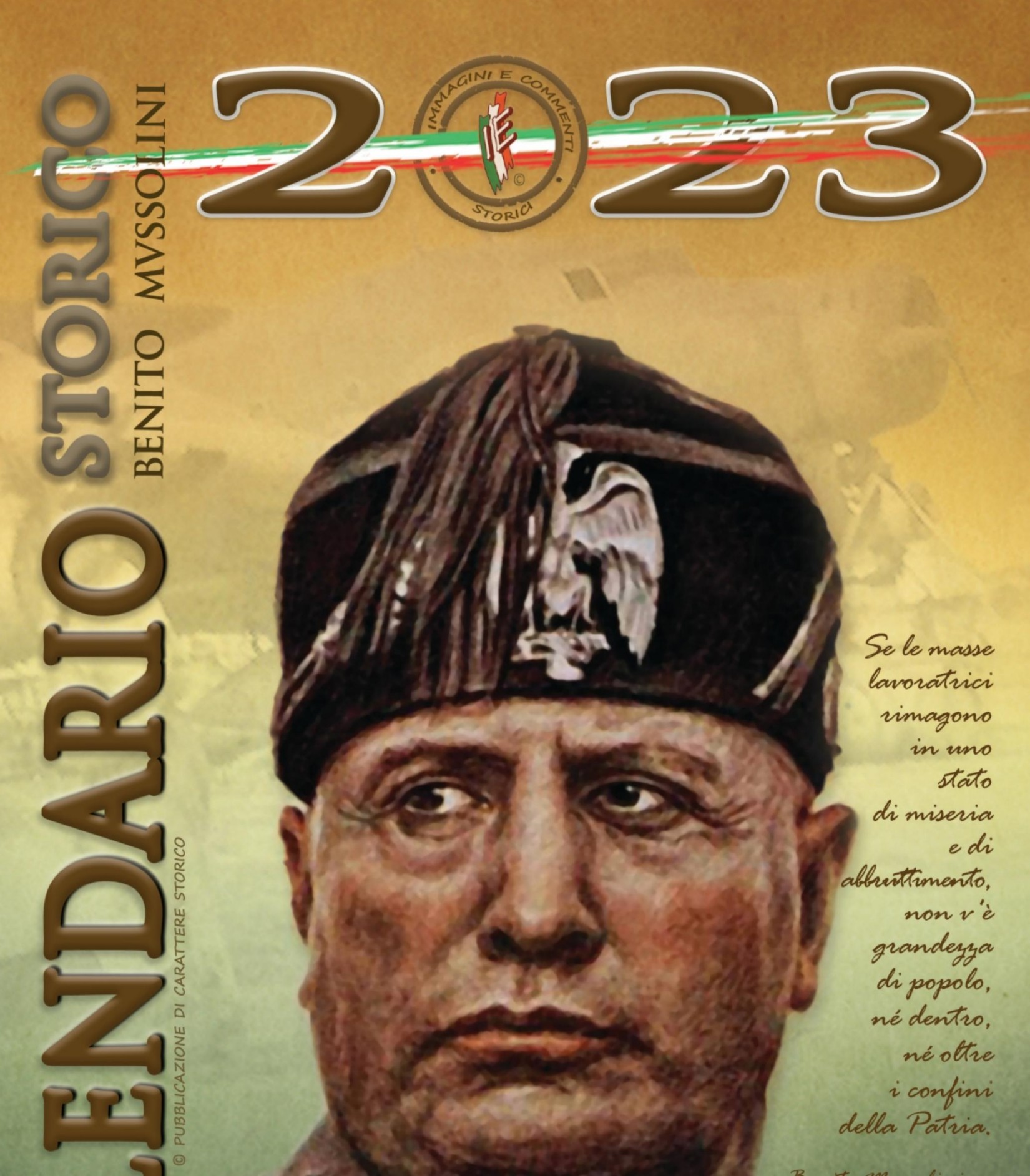CALENDARIO MUSSOLINI 2023