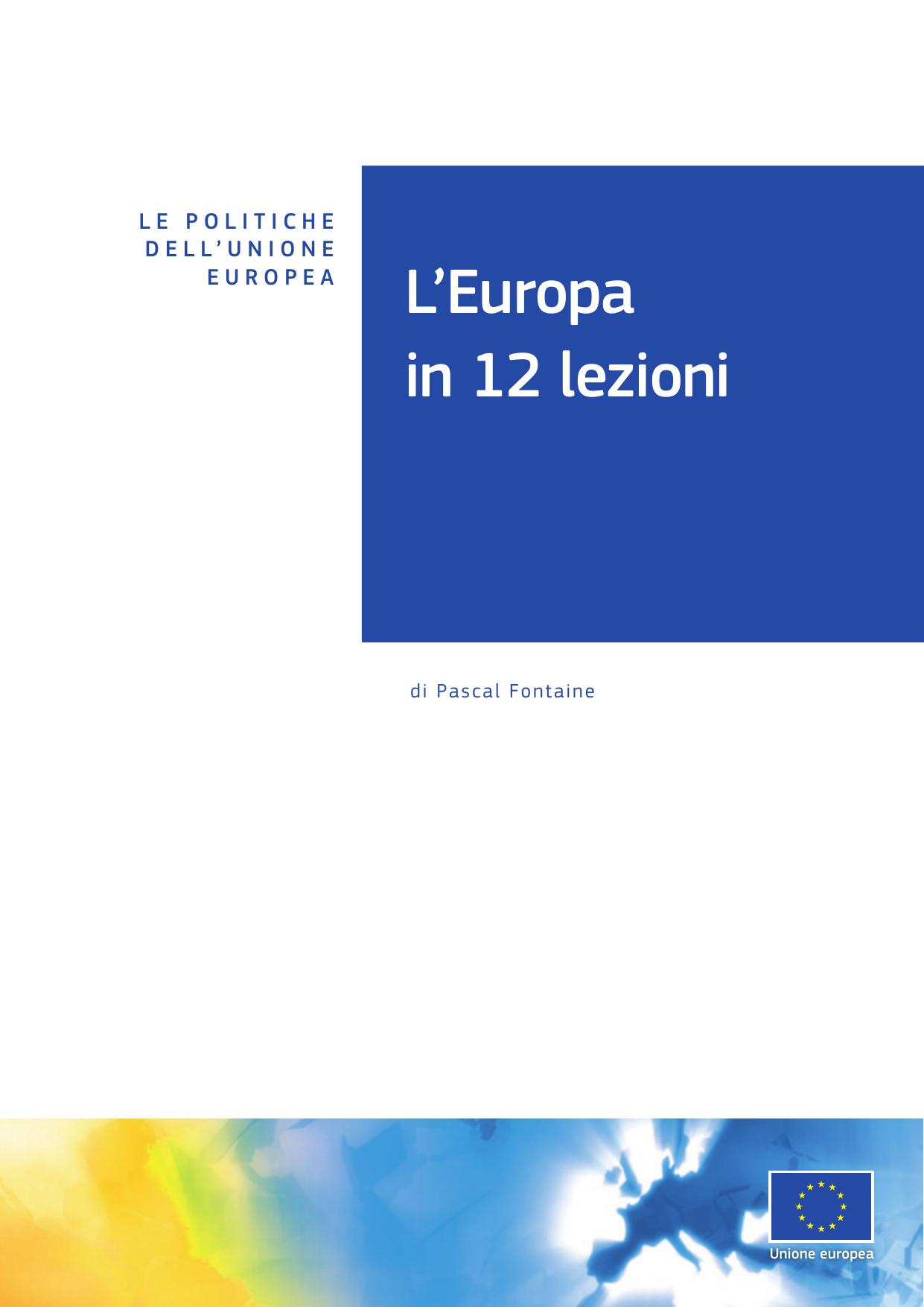 leuropa in 12 lezioni
