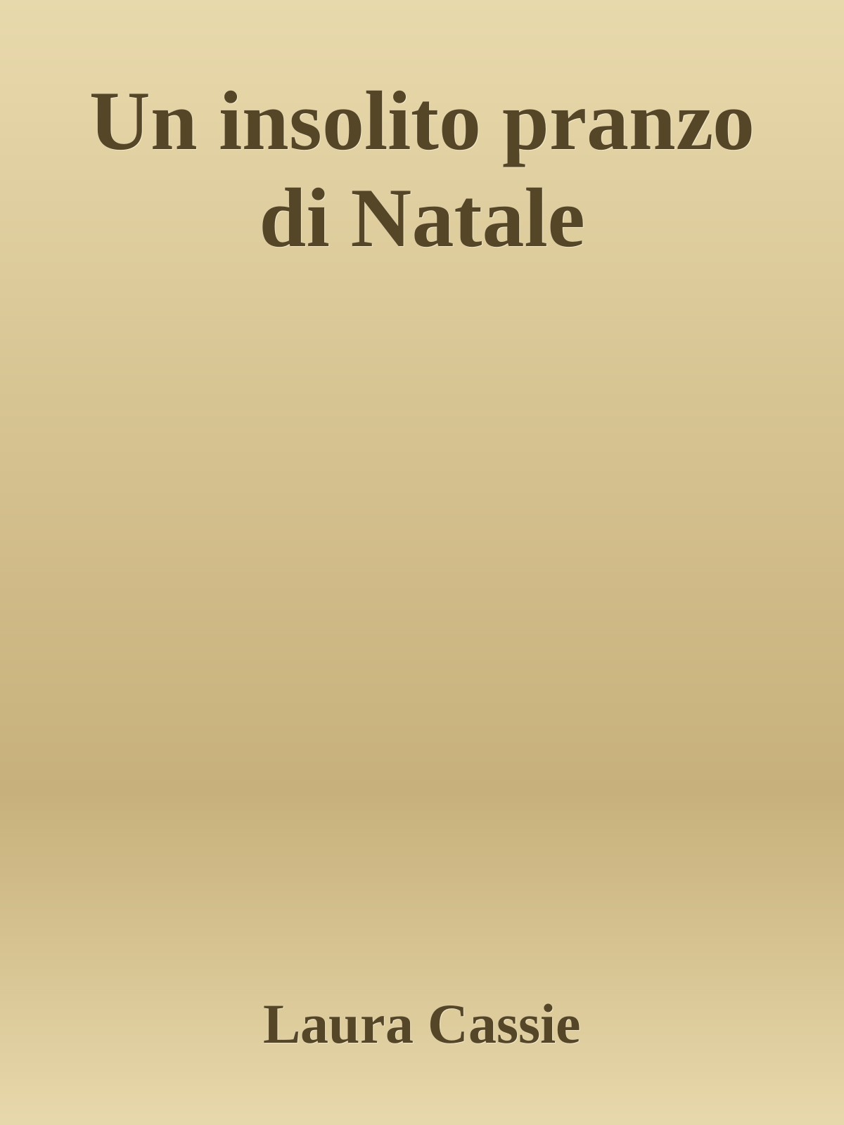 Un insolito pranzo di Natale