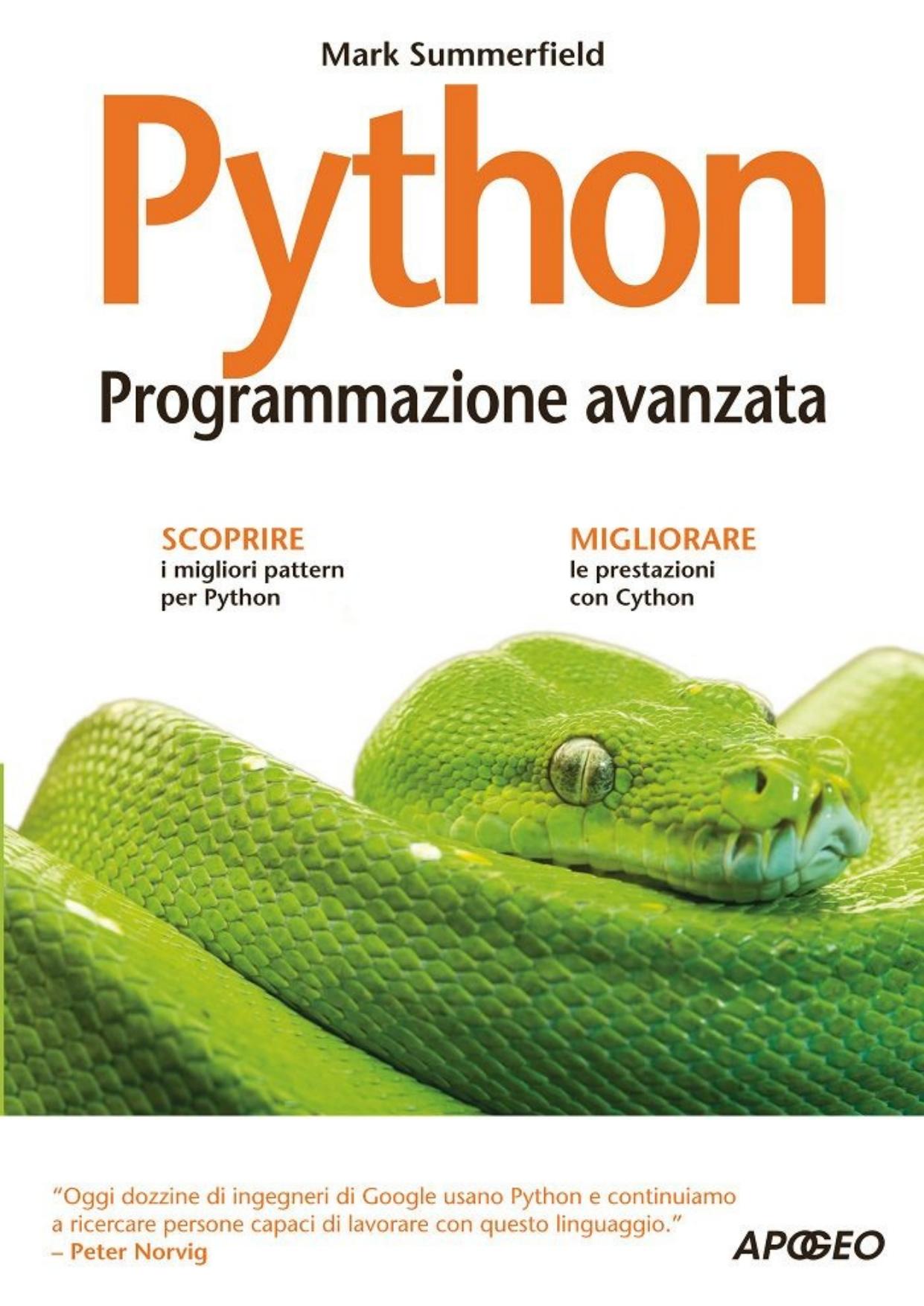 Python: Programmazione avanzata (Guida completa) (Italian Edition)